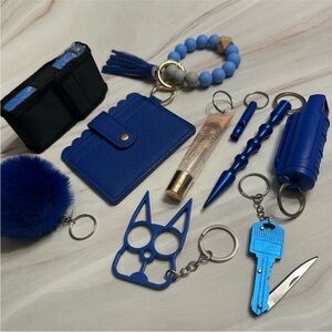 Blue Wallet Safety Set